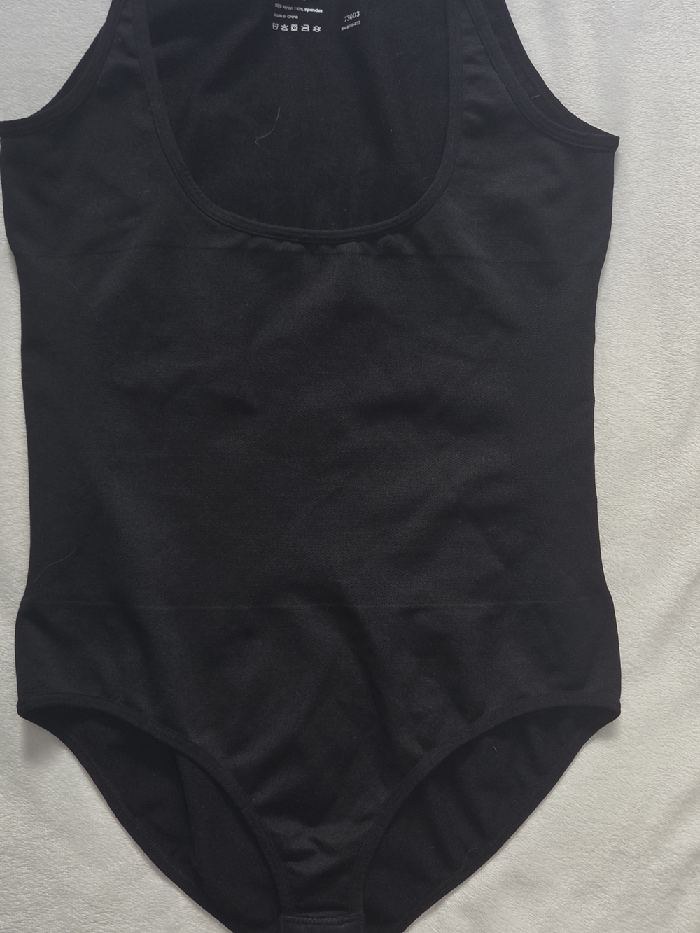 Maidenform Black One-Piece Bodysuit